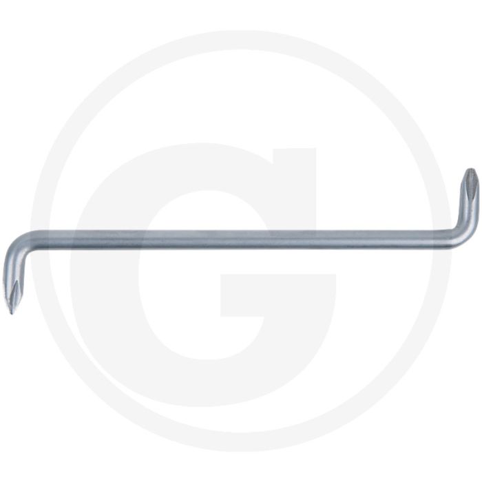 Ks tools Winkelschraubendreher, ph1-ph2, matt verchromt, Spezial-Werkzeugstahl Ks tools Winkelschraubendreher, ph1-ph2, matt verchromt, Spezial-Werkzeugstahl