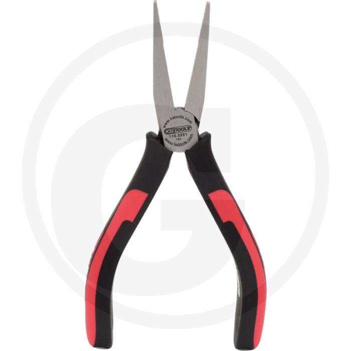 Ks tools slimpower flachzange, 165mm - extra schlanke bauform, gezahnte ausführung
