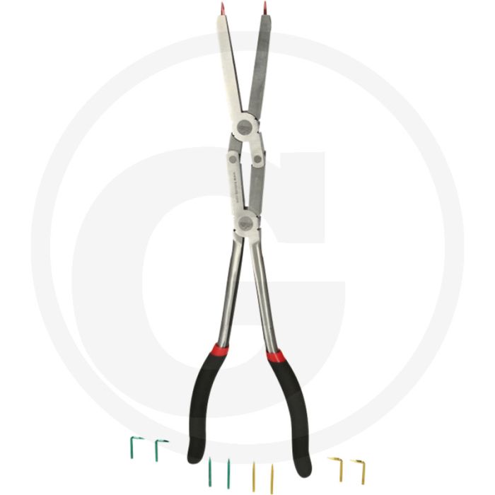 Ks tools doppelgelenk-sicherungszange für innensicherungsri - für außensicherungsringe Ø 12 - 30 mm Ks tools doppelgelenk-sicherungszange für innensicherungsri - für außensicherungsringe Ø 12 - 30 mm