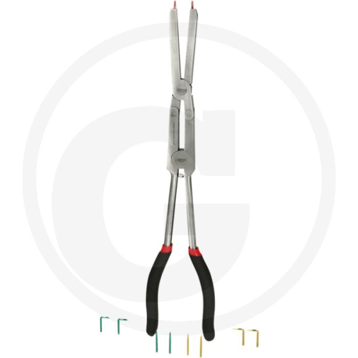 Ks tools doppelgelenk-sicherungszange für innensicherungsringe Ø 8 - 30 mm Ks tools doppelgelenk-sicherungszange für innensicherungsringe Ø 8 - 30 mm