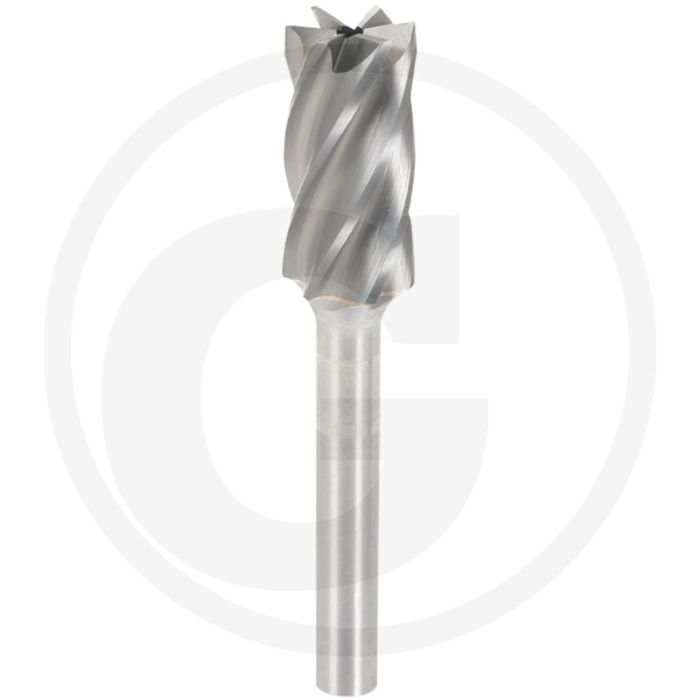 Fraise Ks tools pin cylindrique avec dents à l'avant - pour alu-alliages et autres