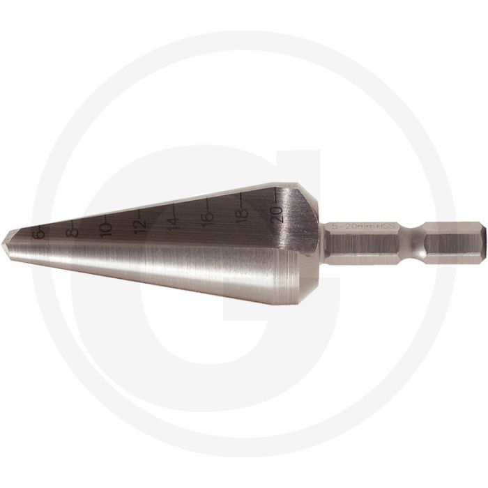 Ks tools hss conische plaatstaalboor-bit, Ø 5-22, 118° spitzenwinkel, rechtsschneidend, 20-30° kegelwinkel Ks tools hss conische plaatstaalboor-bit, Ø 5-22, 118° spitzenwinkel, rechtsschneidend, 20-30° kegelwinkel