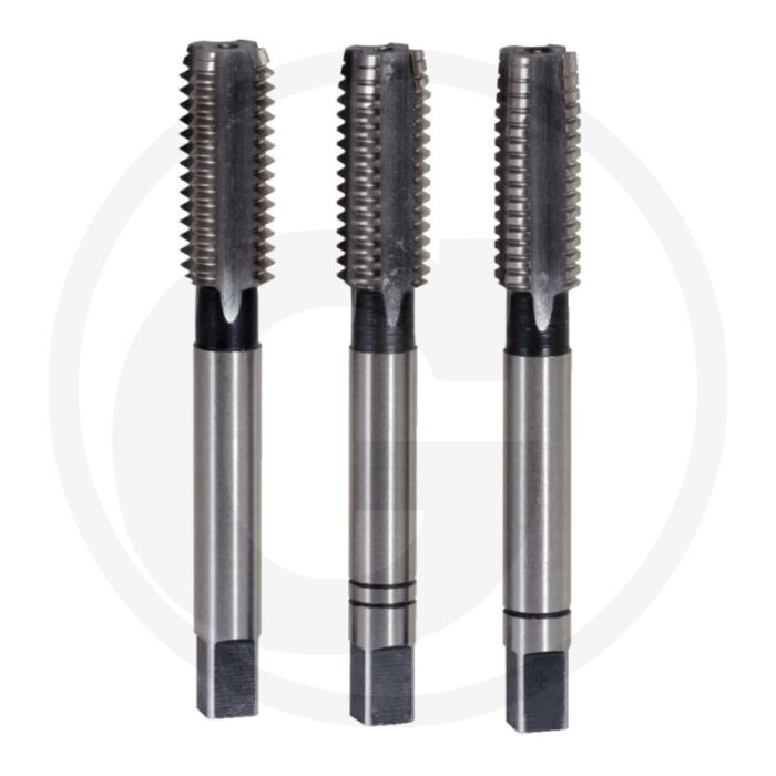 Ks tools hss handtappenset m5x0,8, 3-delig - din 352, iso 2/6h, rechtsschneidend Ks tools hss handtappenset m5x0,8, 3-delig - din 352, iso 2/6h, rechtsschneidend