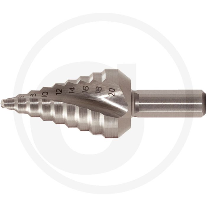 Ks tools hss stappenboor extra kort, Ø 4-30 mm - 118° spitzenwinkel, 90° stufenwinkel, hoogwaardig staal Ks tools hss stappenboor extra kort, Ø 4-30 mm - 118° spitzenwinkel, 90° stufenwinkel, hoogwaardig staal
