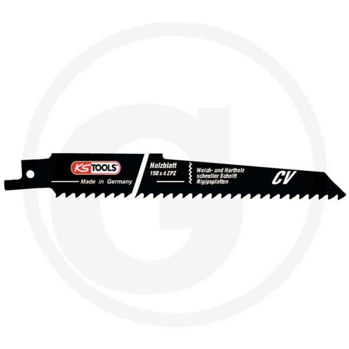 Ks tools reciprozaagbladen aeg, bosch, metabo, cv l=150 mm 6,3 mm, 5er pack - grober schnitt, 20 tanden Ks tools reciprozaagbladen aeg, bosch, metabo, cv l=150 mm 6,3 mm, 5er pack - grober schnitt, 20 tanden