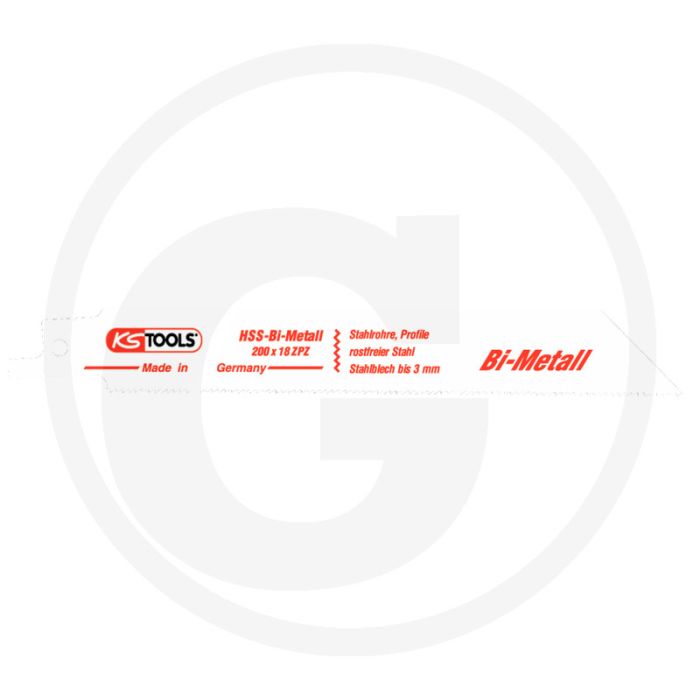 Ks tools sabelzaagblad 5er pack, 1,4 mm, hss bi-metaal, 126 tanden Ks tools sabelzaagblad 5er pack, 1,4 mm, hss bi-metaal, 126 tanden