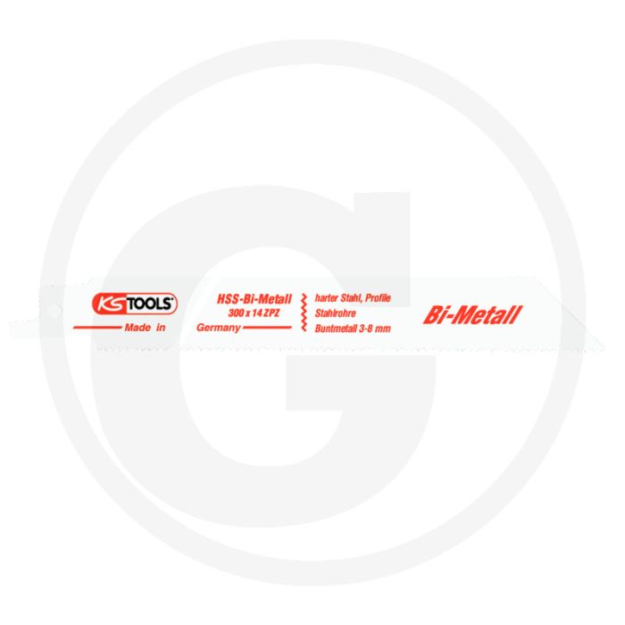 Ks tools sabelzaagblad 5er pack - 154 tanden, 0,9mm dikte, hss bi-metaal