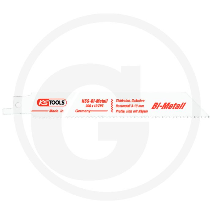 Ks tools decoupeerzaagblad l=200mm, 2,5mm, 70 tanden, hss bi-metaal Ks tools decoupeerzaagblad l=200mm, 2,5mm, 70 tanden, hss bi-metaal