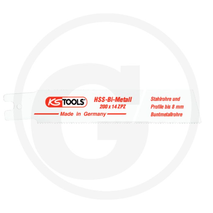 Ks tools sabelzaagblad rems, hss-bi-metaal, l=200mm, 1,8mm, per 5 - ideaal voor het trennen van buizen Ks tools sabelzaagblad rems, hss-bi-metaal, l=200mm, 1,8mm, per 5 - ideaal voor het trennen van buizen