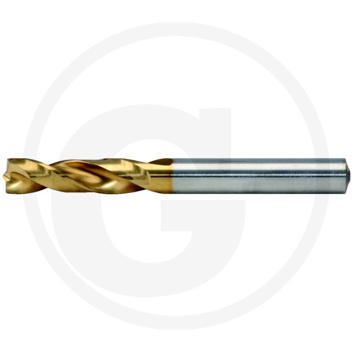 Ks tools hsse-tin puntlasboor, 8 mm - tin coating, voor gratvrij boren