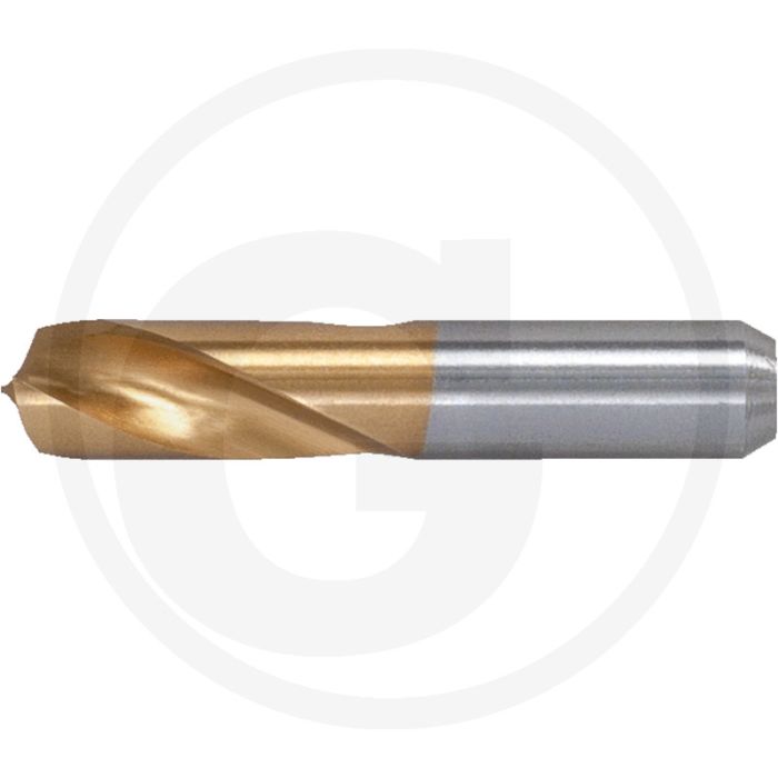 Ks tools hsse-tin puntlasboor, 8mm, 10 p.pak - tin coating