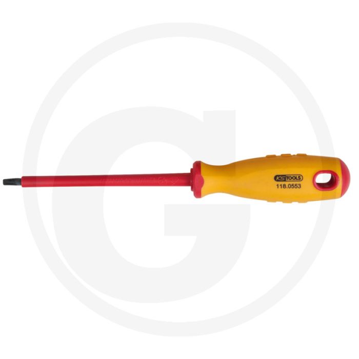 Ks tools ergotorque vde tx-stern-schraubendreher, t20 - isolierung nach iec 60900, 2-komponentengriff Ks tools ergotorque vde tx-stern-schraubendreher, t20 - isolierung nach iec 60900, 2-komponentengriff