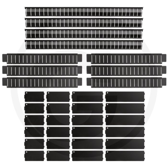 Ks tools schubladen-einteiler-satz, 34-tlg. voor schubladen 565 x 395 mm - individueel verstelbaar