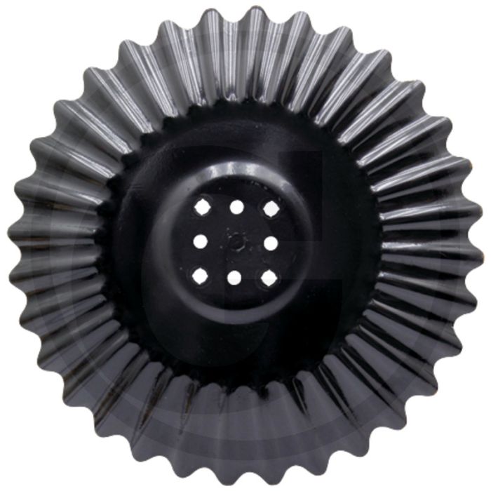 Eggeschijf gegolfd, Ø: 560 x 4,5 mm steek-Ø buiten: 110 mm steek-Ø binnen: 80 mm gat-Ø: 15,5 mm vierkant: 13,5 mm - 32 tanden