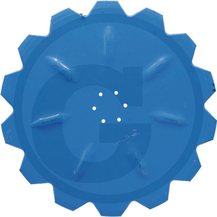 Lemken schijfkouter getand - buiten-Ø: 500mm, dikte: 5mm, gatafstand-Ø: 72mm