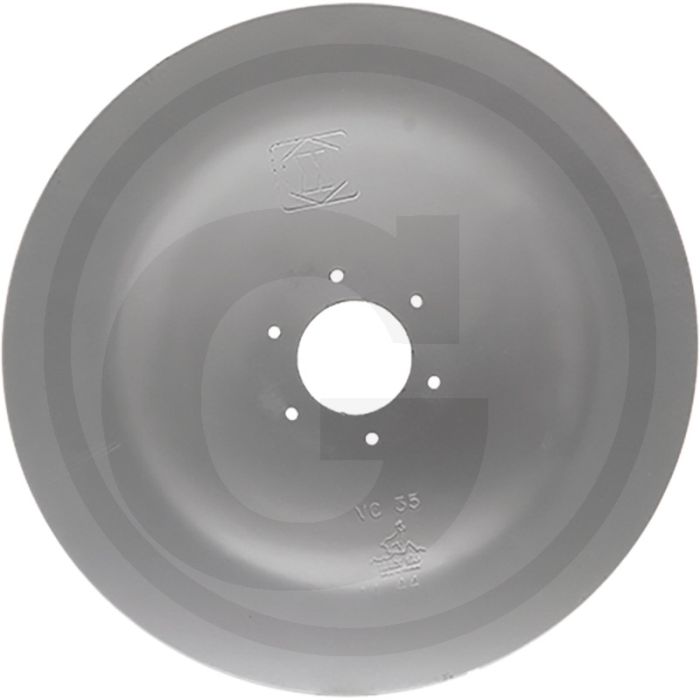 Schijfkouter Ø: 319 mm - glad - 6 boringen