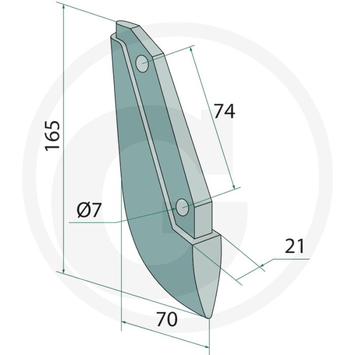 Keramisch zaaikouter - type: i-drill pro