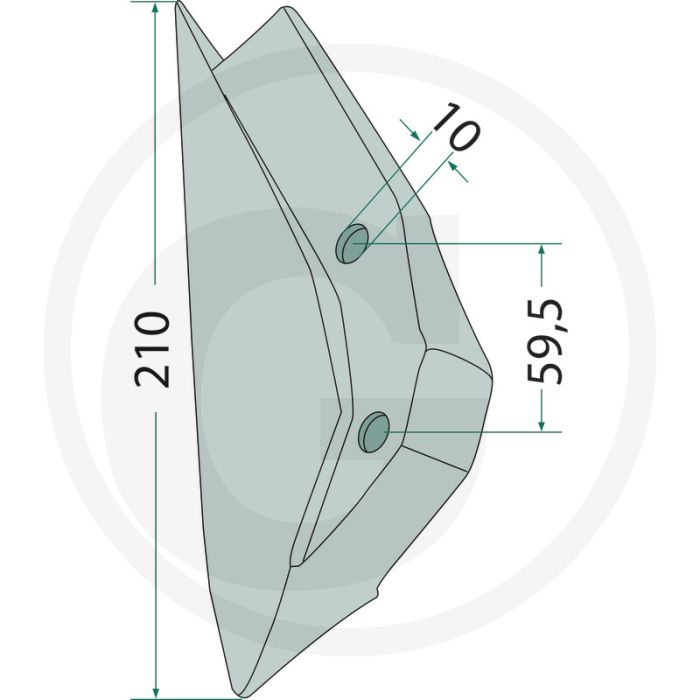 Kouterschaar klembaar - type: optima nt2