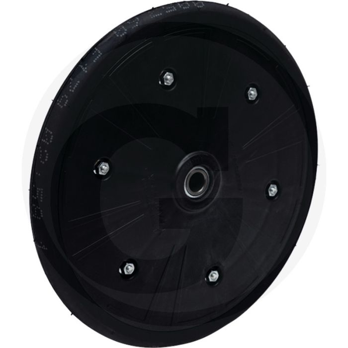 Farmflex wiel compleet profiel l, band Ø x breedte = 310 x 25 mm, naaf Ø x breedte = 16 x 72 mm - l-profiel