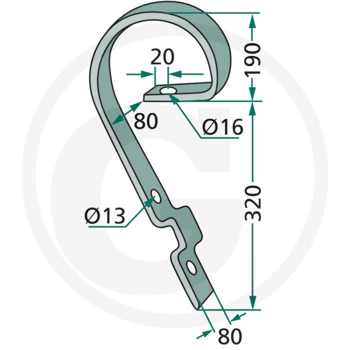 Väderstad drag-ball tooth cb - type : carrier drill