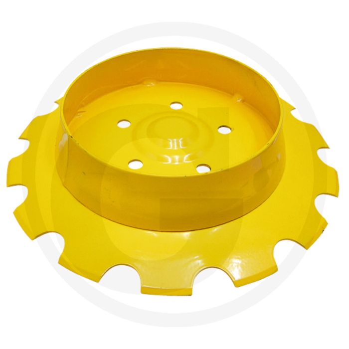 Väderstad schijf voor markeur - type: rapid, dikte 4mm, 5 boringen, 14 tanden, Ø 325mm, getand