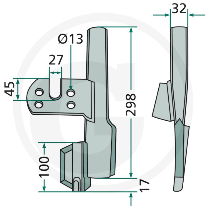 Väderstad semoir droit, universel pour rd100-898 - type : rapide
