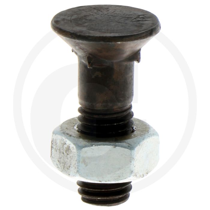 Ploegbout m10 x 33, 12.9 - rond met vierkante kop, 19,5mm