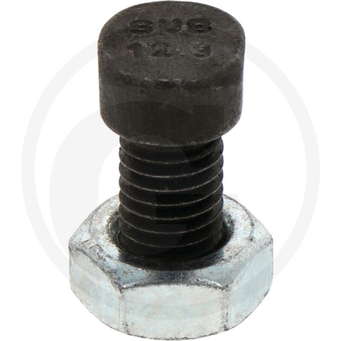 Boulon de charrue m10 x 25, 12.9 - forme de la tête de cône Boulon de charrue m10 x 25, 12.9 - forme de la tête de cône