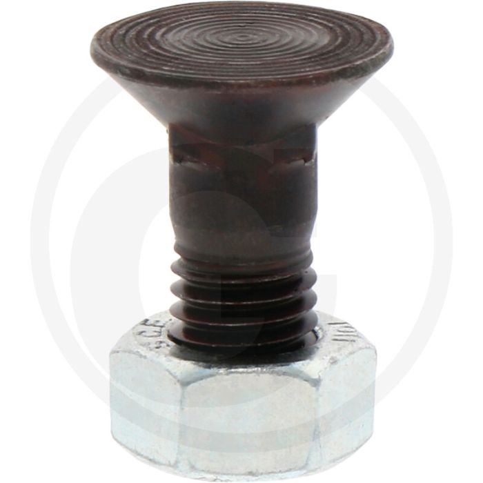 Boulon de charrue avec écrou 12 x 33 classe de qualité 12.9