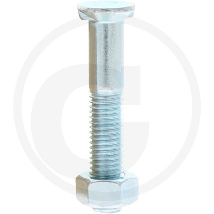Ploegbouten met moer vpe25 kwaliteitsklasse 10,9 70mm m12 din 11014