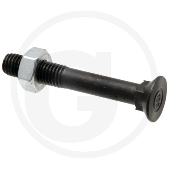 Ploegbout kwaliteitsklasse: 10,9 lengte 70mm m10x1,5 din 608 rond met vierkante kop 70mm 19mm
