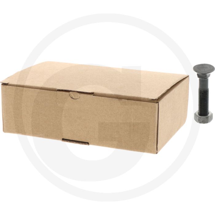 Ploegbout 80mm m12 x 1,75 din 608 12.9 rond met vierkant