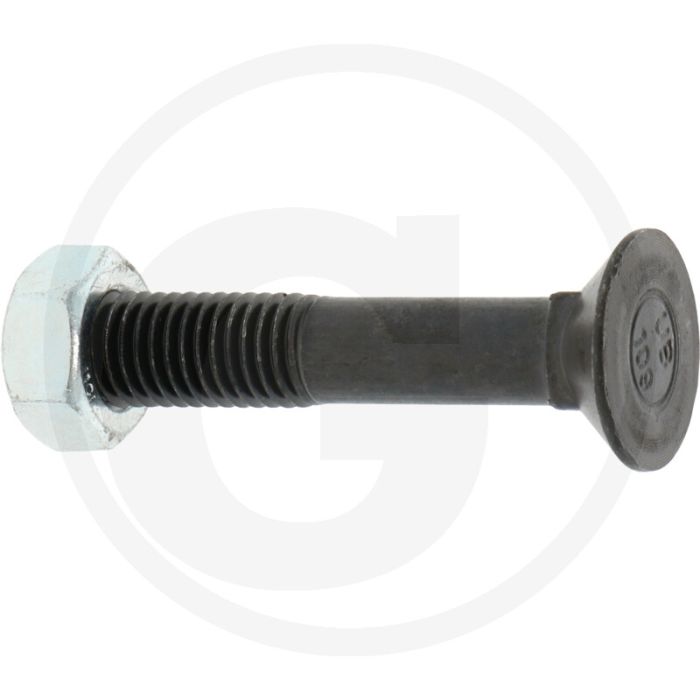 Boulon de charrue m14x80-din608-10.9 rond avec tête carrée