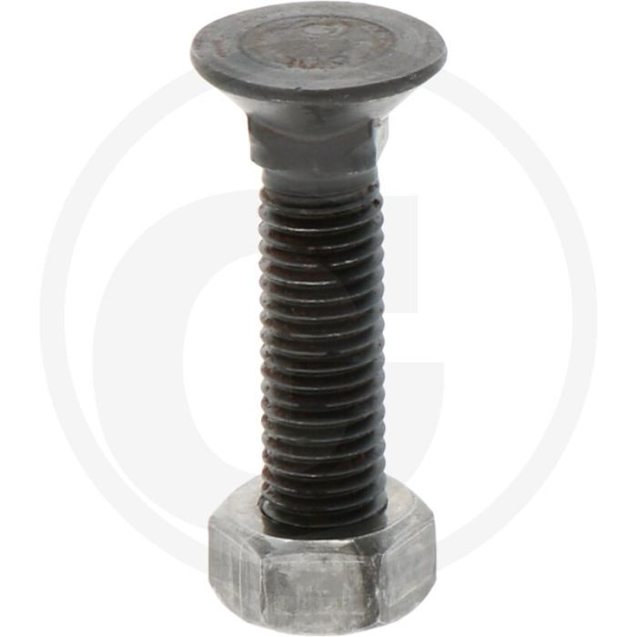 Boulon de charrue m12 x 50, 8.8 - rond avec tête carrée