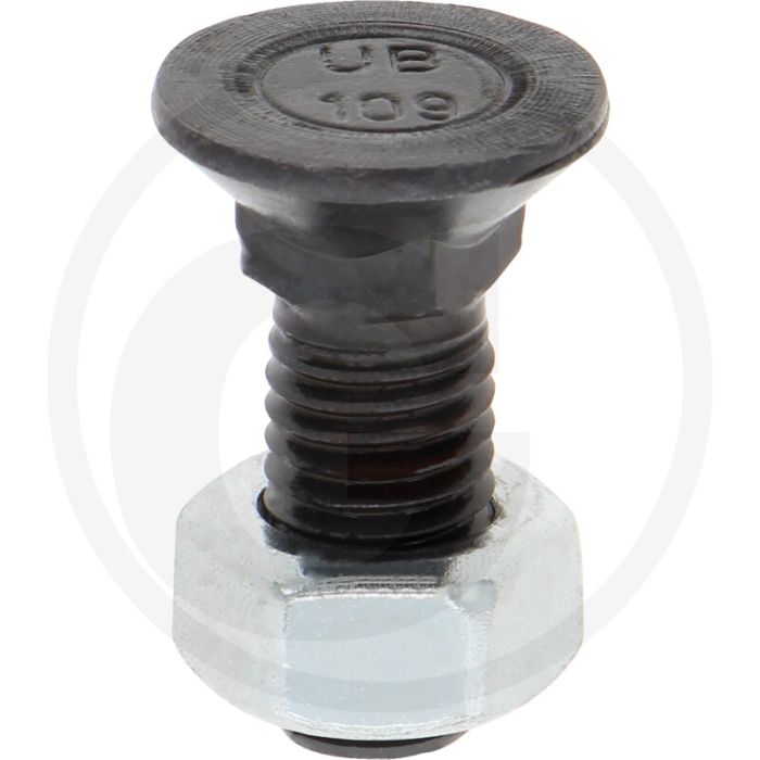 Ploegbout m12x35 din 608 - kwaliteitsklasse 10.9