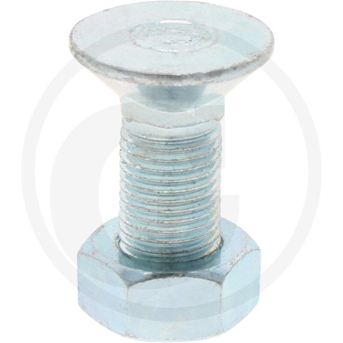 Blister ploegbout m14x35-10.9 rond met vierkante kop
