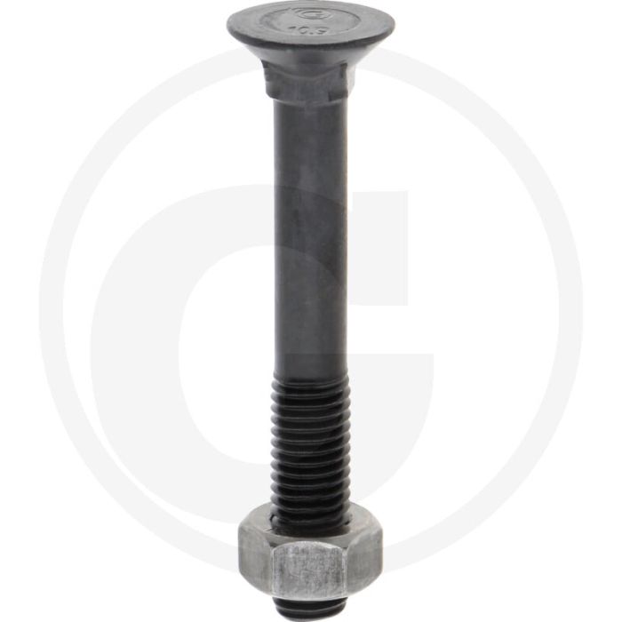 Boulon de charrue m12x90 din 608 - classe de qualité : 10.9