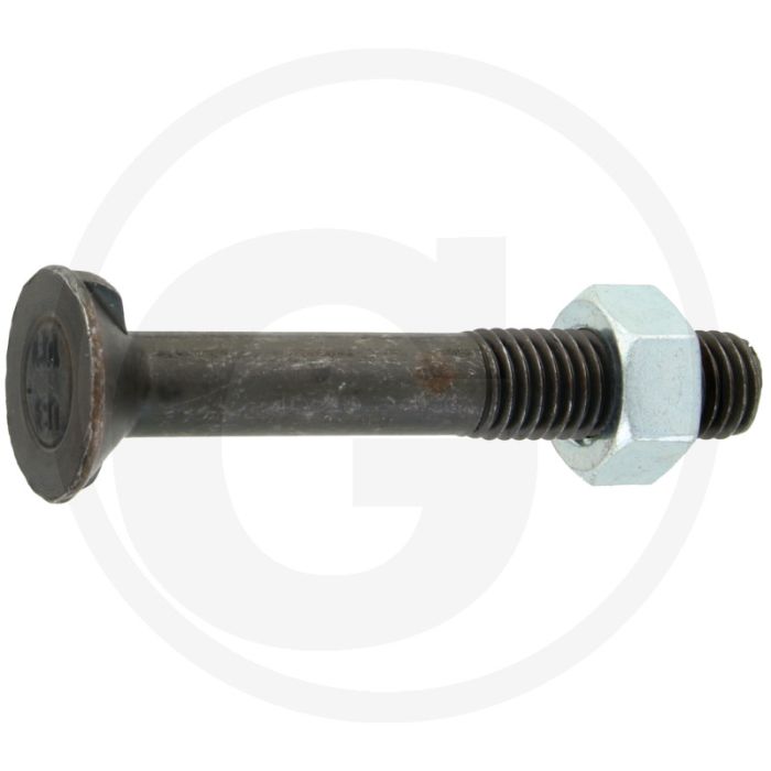 Boulon de charrue m12x80-11014-10.9, rond avec 2 cames