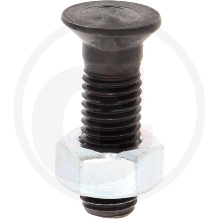 Ploegbout m12x40 din 608 passend voor huard, krone - lengte 40mm