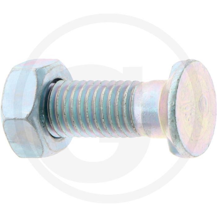Boulon de charrue m14x40-10.9 avec 2 cames - classe de qualité : 10.9