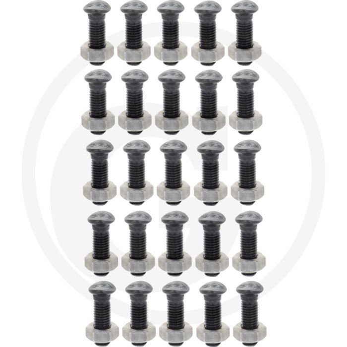 Beitelbout m10x35, staal, 8.8 kwaliteitsklasse