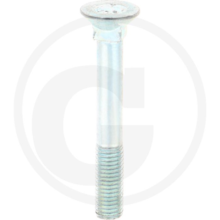 Maschio bout m12 x 1,75 x 90, 10.9 - rond met vierkante kop