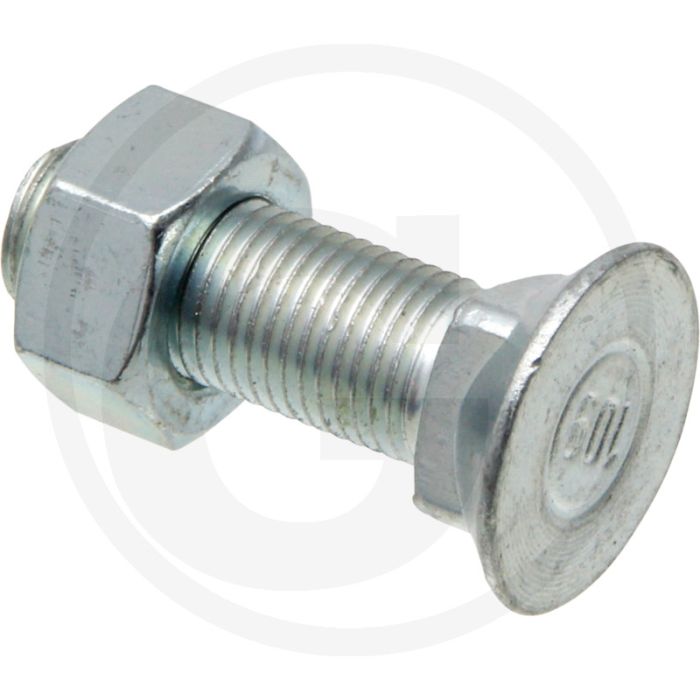 Boulon de charrue m12x40-10.9 adapté à gb - classe de qualité : 10.9