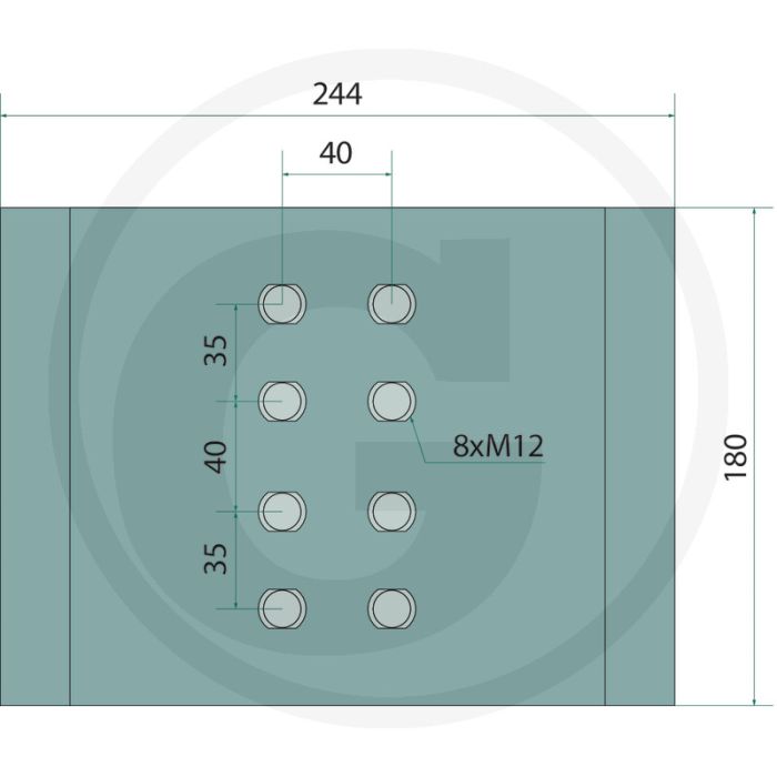 Afstrijker rechts / links, breed, passend voor 063603, 063604 - montagetip: gebruik geen luchtdrukgereedschappen