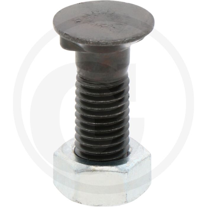 Boulon de charrue m12 x 40, 10.9 avec 2 cames - longueur : 40mm