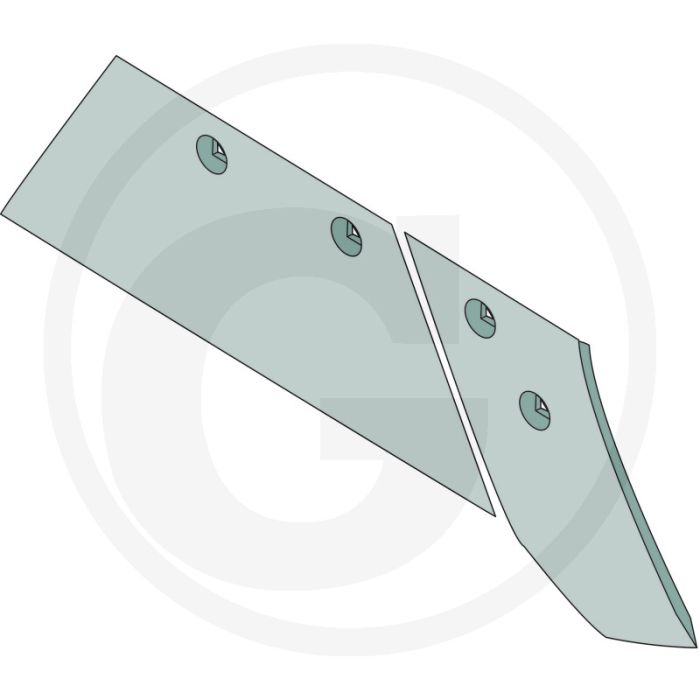 Schaar inclusief bouten, links, 14” - passend voor lichaam: bu1b, bu2b, bu3b, bus1b - afb. nr.: 3
