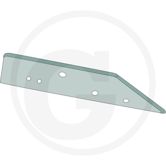 Zoolijzer links lengte: 620 mm hoogte: 100 mm - passend voor lichaam: ax