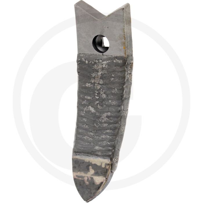 Heavy duty schaarpunt met hardgesoldeerde hardmetalen slijtplaat - duolent 270 x 75 x 20