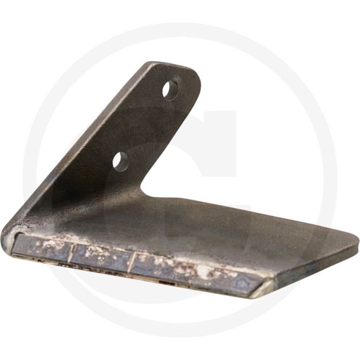 Heavy duty ganzevoetbeitel links met hardgesoldeerde hardmetalen slijtplaat - triolent