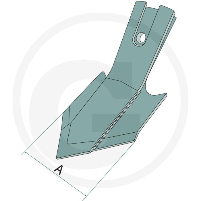 Ganzevoetbeitel - werkbreedte 100mm
